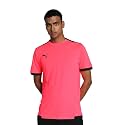 Puma Men's teamLIGA Football Jersey | Lightweight and Sweat Proof Polyester Sports Crew Neck Training T-Shirt for Men | Breathable Athletic T-Shirt for Football &amp; Sports