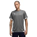 Puma Men's teamLIGA Football Jersey | Lightweight and Sweat Proof Polyester Sports Crew Neck Training T-Shirt for Men | Breathable Athletic T-Shirt for Football &amp; Sports