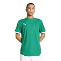 Puma Men's teamLIGA Football Jersey | Lightweight and Sweat Proof Polyester Sports Crew Neck Training T-Shirt for Men | Breathable Athletic T-Shirt for Football &amp; Sports