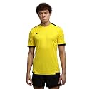 Puma Men's teamLIGA Football Jersey | Lightweight and Sweat Proof Polyester Sports Crew Neck Training T-Shirt for Men | Breathable Athletic T-Shirt for Football &amp; Sports