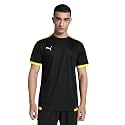 Puma Men's teamLIGA Football Jersey | Lightweight and Sweat Proof Polyester Sports Crew Neck Training T-Shirt for Men | Breathable Athletic T-Shirt for Football &amp; Sports