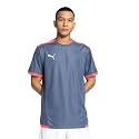 Puma Men's teamLIGA Football Jersey | Lightweight and Sweat Proof Polyester Sports Crew Neck Training T-Shirt for Men | Breathable Athletic T-Shirt for Football &amp; Sports