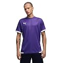 Puma Men's teamLIGA Football Jersey | Lightweight and Sweat Proof Polyester Sports Crew Neck Training T-Shirt for Men | Breathable Athletic T-Shirt for Football &amp; Sports