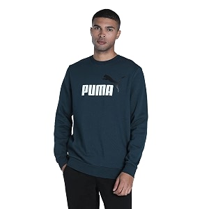 Puma Men Cotton Crew Neck Sweatshirt