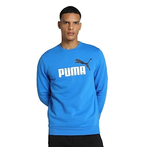 Puma Men Cotton Crew Neck Sweatshirt