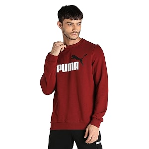 Puma Men Cotton Crew Neck Sweatshirt