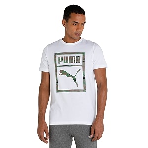 Puma Men Cotton Printed Slim Fit T-Shirt