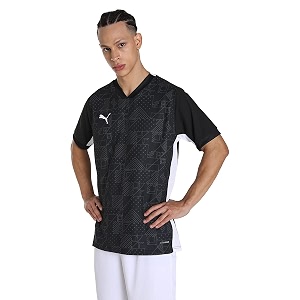 puma men polyester printed slim fit t-shirt