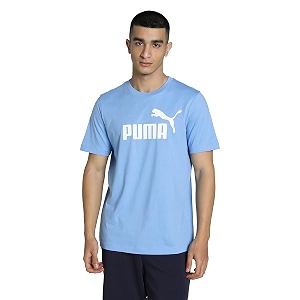 Puma Men Cotton Solid Regular Fit Tees