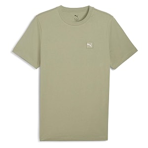 puma men cotton solid regular fit tees