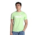 Puma Men Cotton Solid Regular Fit Tees