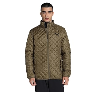 puma men polyester lightweight standard length jacket