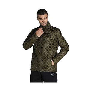 puma men polyester lightweight standard length jacket