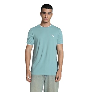 Puma Men Polyester Solid Classic Fit Tees