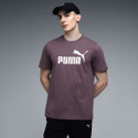 PUMA Men Printed Crew Neck Cotton Blend