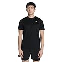Puma Men Polyester Solid Regular Fit T-Shirt