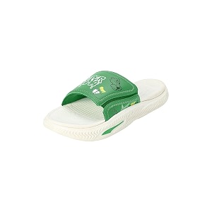 Puma Men SoftrideProSlide SuperPumaV1 Grassy Green-Warm White