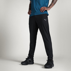 PUMA Men Solid Black Track Pants