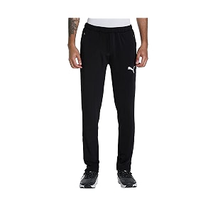 puma solid polyester blend regular fit mens track pants