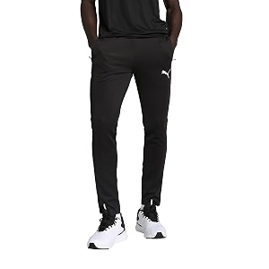 puma solid polyester blend regular fit mens track pants