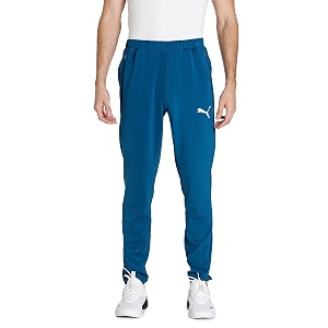 puma solid polyester blend regular fit mens track pants