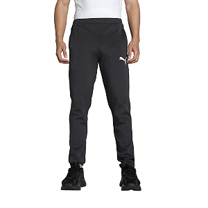 puma solid polyester blend regular fit mens track pants