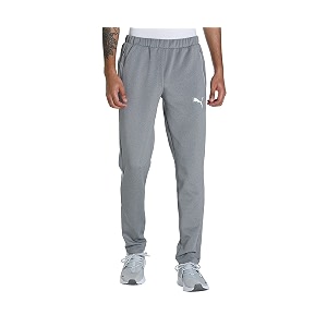puma solid polyester blend regular fit mens track pants