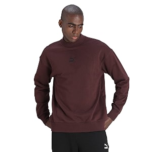 PUMA Men Cotton Banded Collar Crew Neck