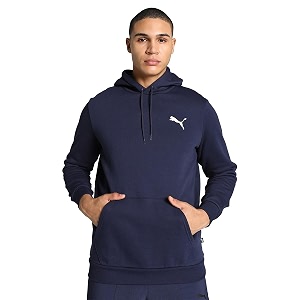 PUMA Men Polycotton Regular Fit Hooded Sweatshirt