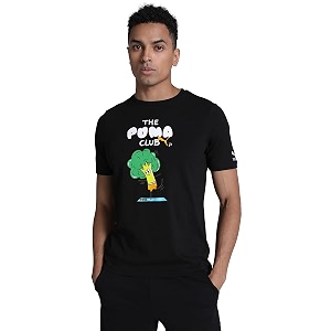 Puma Mens Cotton Regular Fit T-Shirt