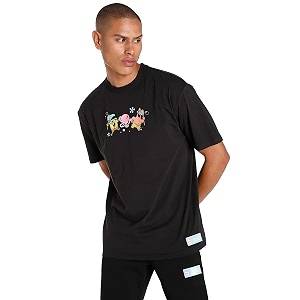 PUMA Mens Cotton Relaxed Fit T-Shirt
