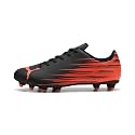 PUMA Mens Attacanto Soccer Cleated, Firm Ground - Black
