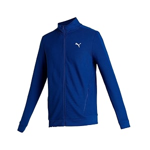 puma solid cotton regular fit mens casual jacket
