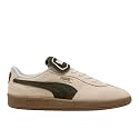 PUMA Mens Palermo Premium Suede Lace Up Sneakers Shoes Casual - White