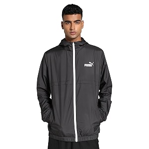 puma mens polyester standard length jacket