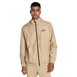 puma mens polyester standard length jacket