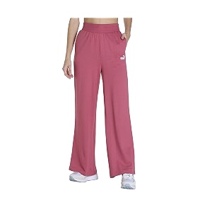 Puma Printed Cotton Relaxed Fit Womens Track