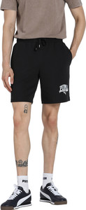 PUMA Printed Men Black Sports Shorts