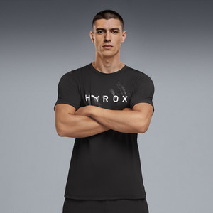 PUMA Printed Men Crew Neck Black T-Shirt
