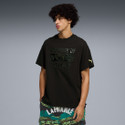 PUMA Printed Men Crew Neck Black T-Shirt