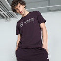 PUMA Printed Men Crew Neck Purple T-Shirt