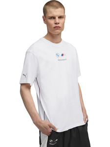 PUMA Printed Men Crew Neck White T-Shirt