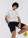 PUMA Printed Men Crew Neck White T-Shirt