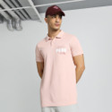 PUMA Printed Men Polo Neck Pink T-Shirt