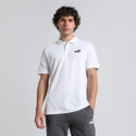 PUMA Printed Men Polo Neck White T-Shirt