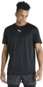 PUMA TRAIN VENT SS TEE Men Printed Round Neck Polyester Black T-Shirt