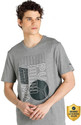 PUMA Printed Men Round Neck Grey T-Shirt
