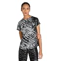 Puma Printed Polyester Round Neck Womens Athleisure