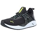 PUMA Shoes Pacer 23 Sneaker, 6.5 US Unisex Big Kid, Black-Lime Smash-Bright Aqua