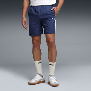 PUMA Solid Men Blue Casual Shorts
